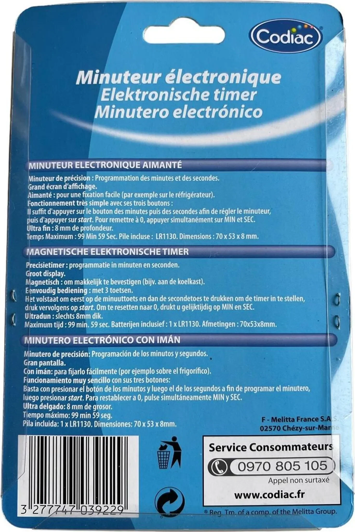 Elektronischer Küchentimer – magnetisch & digital